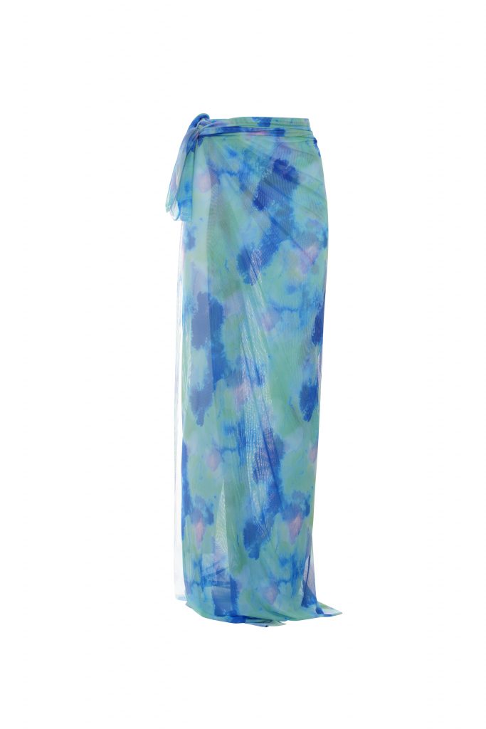 ALEXANDRA TULLE FANTASIA LOOSE AZZURRO