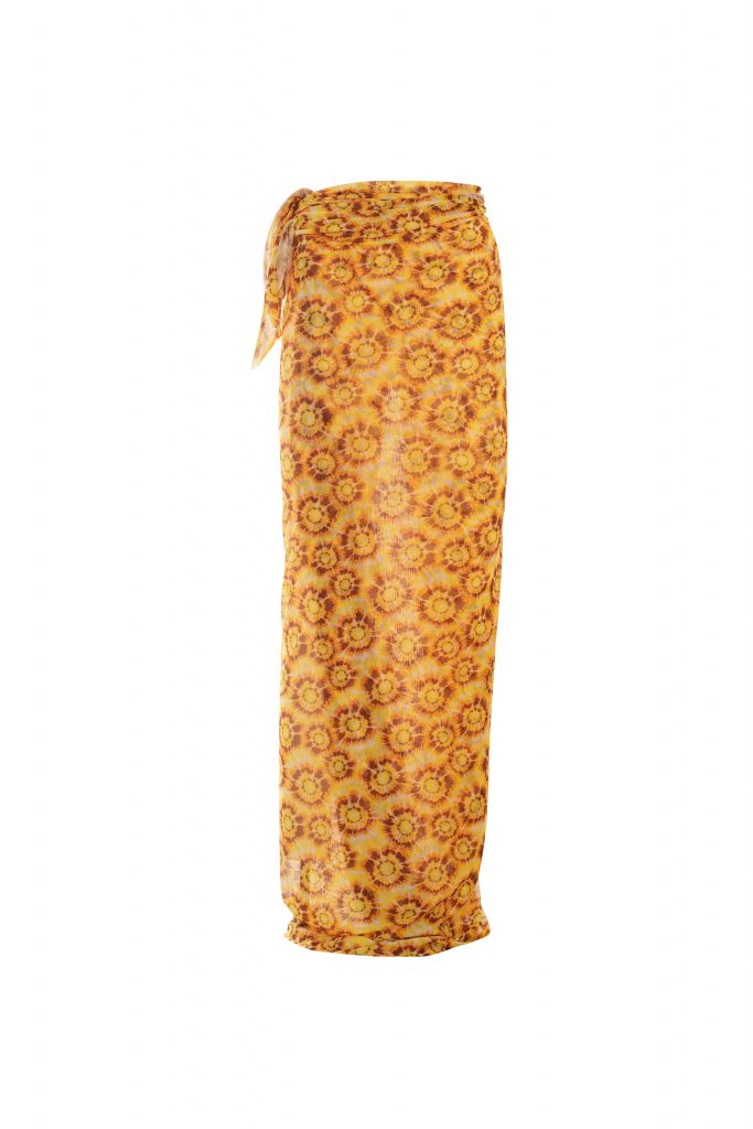 ALEXANDRA TULLE FANTASIA TIE DYE GIALLO