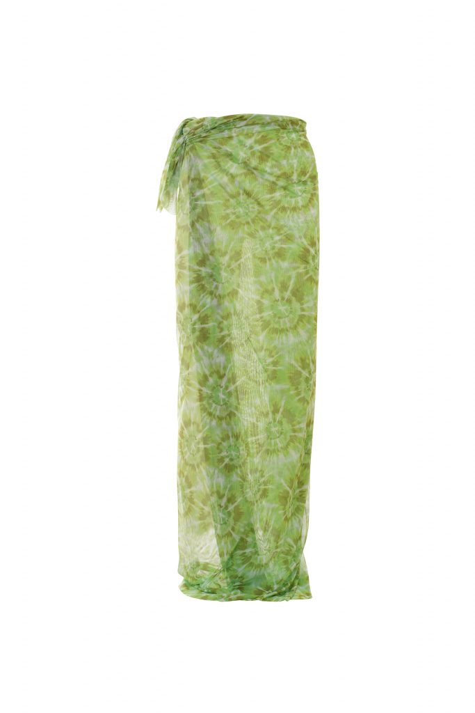 ALEXANDRA TULLE FANTASIA TIE DYE VERDE
