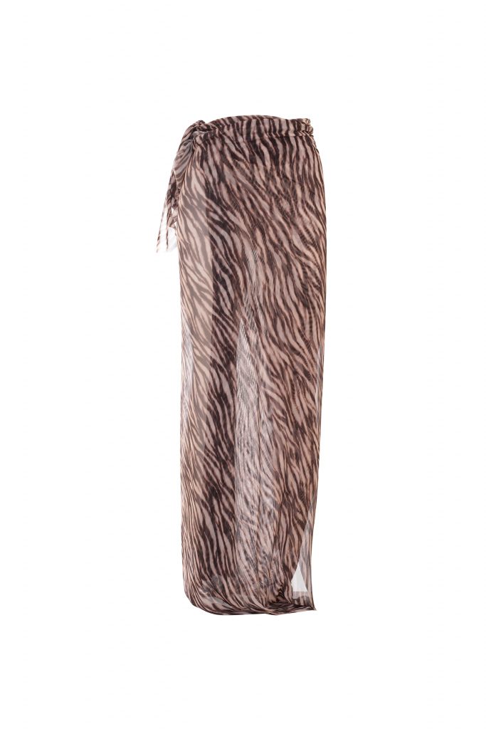 ALEXANDRA TULLE FANTASIA ZEBRATO MARRONE