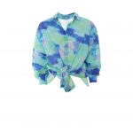 EVELYNE COTONE  LOOSE AZZURRO