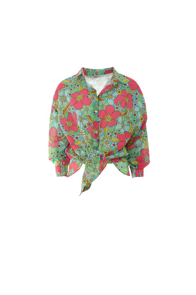 EVELYNE COTONE  POP AZZURRO