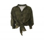 EVELYNE COTONE  MACULATO VERDE