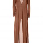 SELENE TULLE  MARRONE