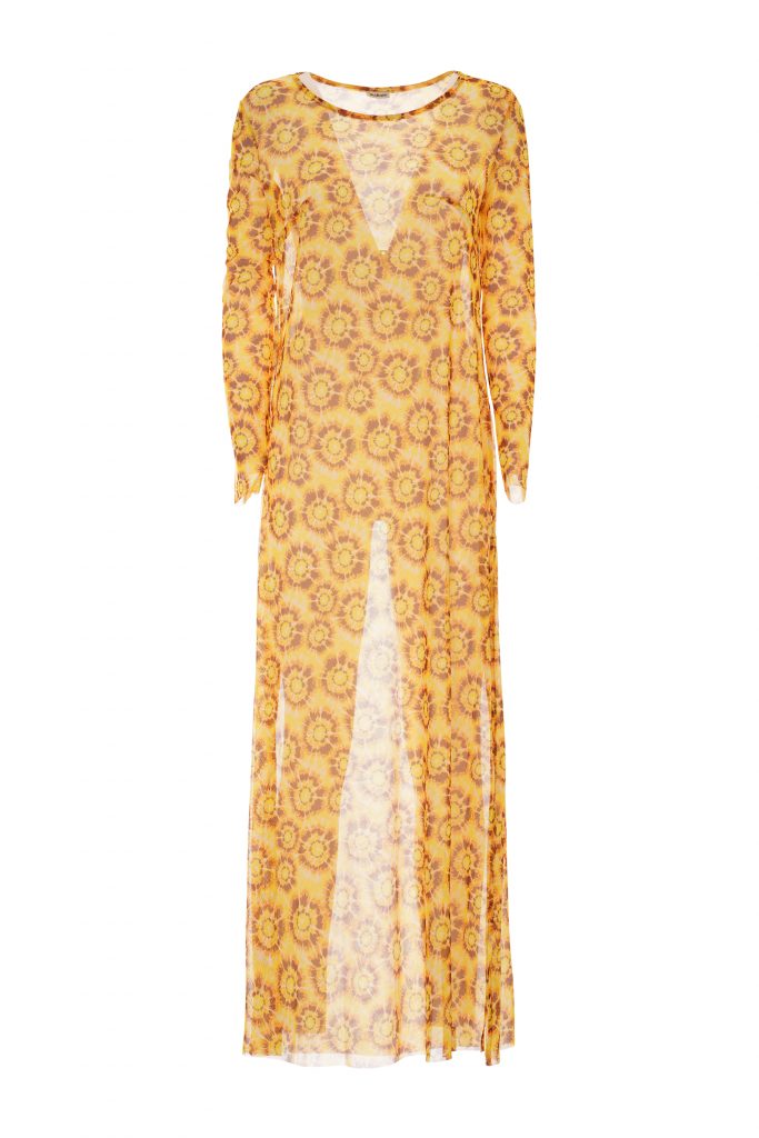 SELENE TULLE fantasia TIE DYE GIALLO